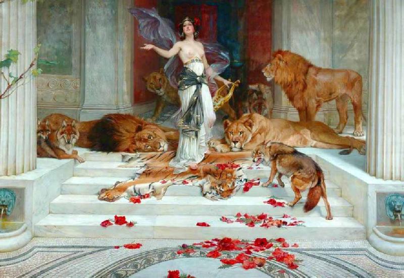 wright barker Circe oil painting image